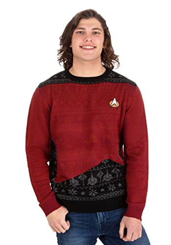 Numskull Unisex Star Trek The Halls Offizieller Strickpullover Weihnachtspullover, Größe XL – Ugly Novelty Christmas Sweater Geschenk von numskull