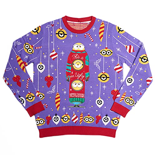 Numskull Unisex Offizielle Minions Strickpullover Neuheit Weihnachten Pullover, XXX-Large von numskull