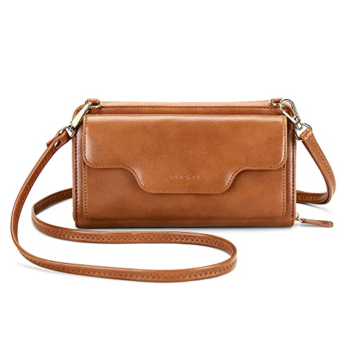 nuoku Umhängetasche Damen Klein, Tasche Damen Umhängetasche, Crossbody Bag Damen Leder mit Kreditkartenhalter nuoku Umhängetasche Damen Klein, Tasche Damen Umhängetasche, Crossbody Bag Damen Leder mit Kreditkartenhalter von nuoku