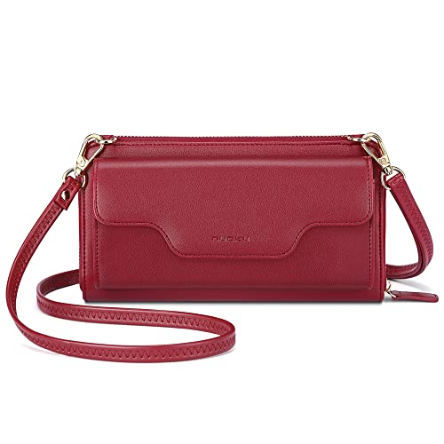 nuoku Crossbody Taschen für Frauen, Handgelenk Brieftaschen für Frauen, Clutch Geldbörsen für Frauen, Rfid Wallet Frauen von nuoku