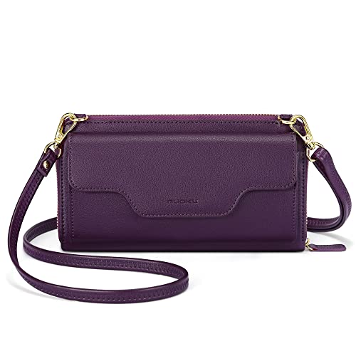 nuoku Crossbody Taschen für Frauen, Handgelenk Brieftaschen für Frauen, Clutch Geldbörsen für Frauen, Rfid Wallet Frauen von nuoku