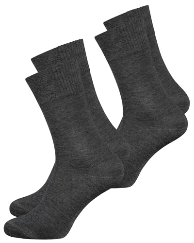 nur die germany gmbh Herren 2er Pack Bambus weiche & atmungsaktive Viskose bequemer Abschlussbund ohne drückende Naht Socken, anthrazitmel, 39-42 nur die germany gmbh Herren 2er Pack Bambus weiche & atmungsaktive Viskose bequemer Abschlussbund ohne drückende Naht Socken, anthrazitmel, 39-42 von nur die germany gmbh