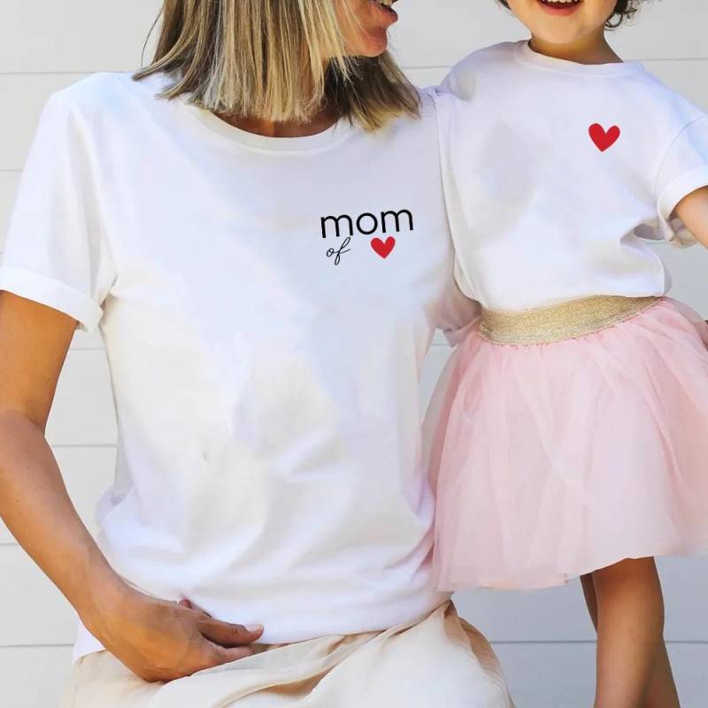 Partnershirt・ Mom Of 1, 2, 3・mama Tshirt・geschenkidee Mutter・geschenkidee Freundin・mutter Kind Shirt・muttertag・mutter Geschenk・mom Shirt von nurasart