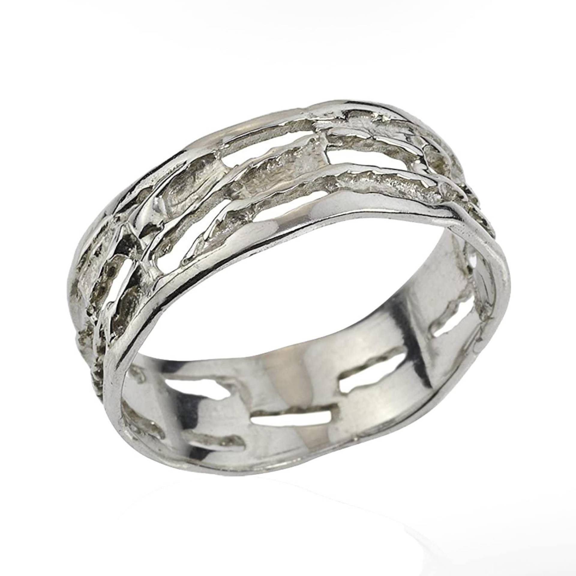 14K Gold Trauring Herren, Weißgold, Unisex Bands, Einzigartiges Ehering Set, Personalisierter Kostenloser Versand von nuritdesignjewelry