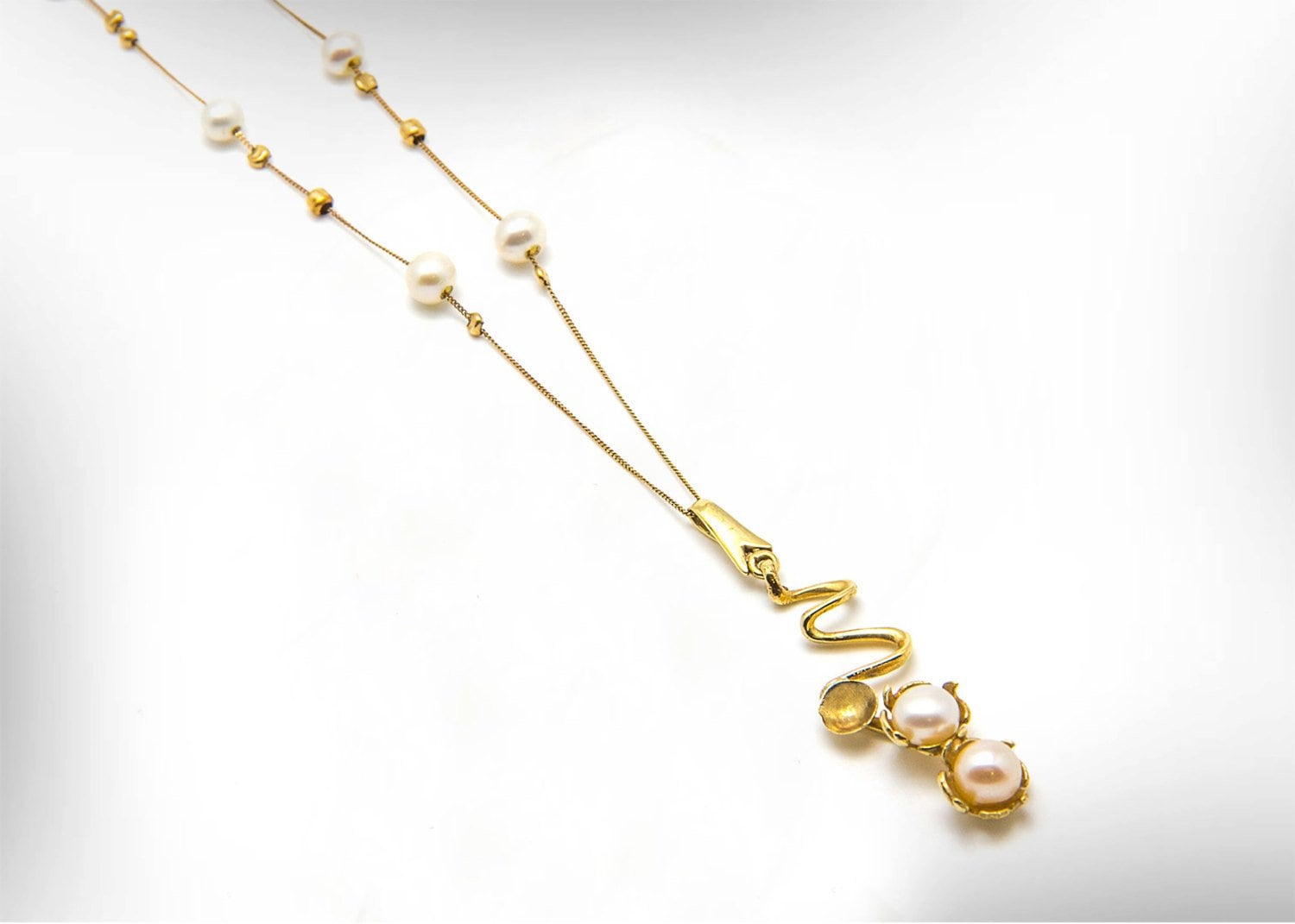 9K Oder 14 Gold Perlen Halskette Für Frauen, Freashwater Anhänger Halskette, Juni Geburtsstein von nuritdesignjewelry