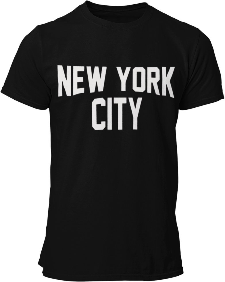New York City Unisex T-Shirt Siebdruck-Baumwoll-T-Shirt von nycfactory
