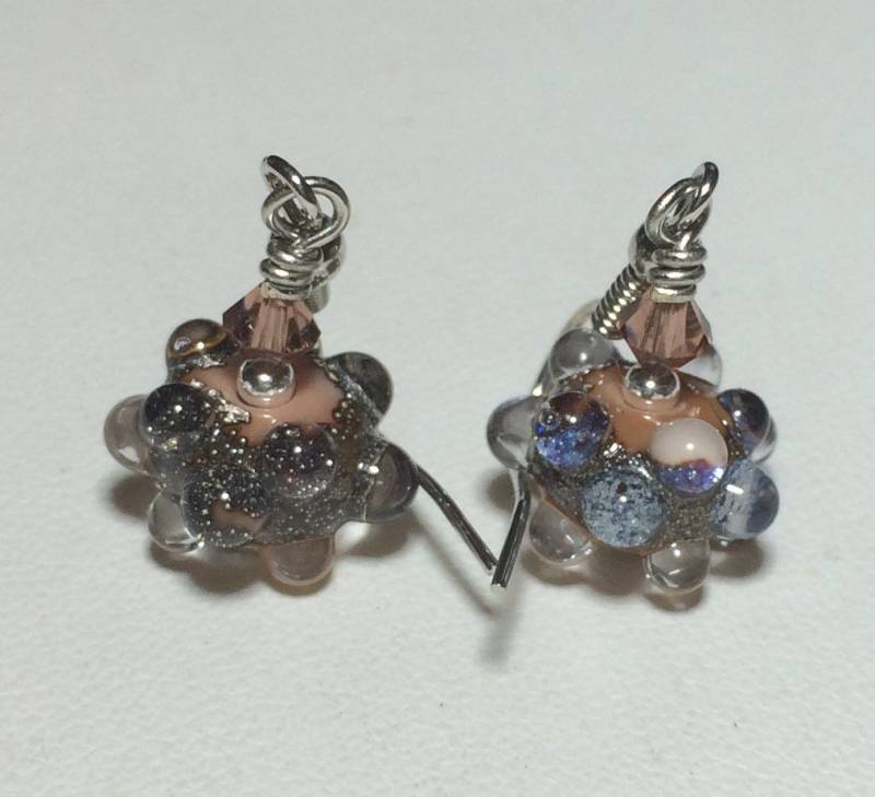 Handgemachte Lampwork Schmuck Glas Perlen Ohrringe Handgemachte Lampwork Schmuck Glas Perlen Ohrringe von nycfashionconnection