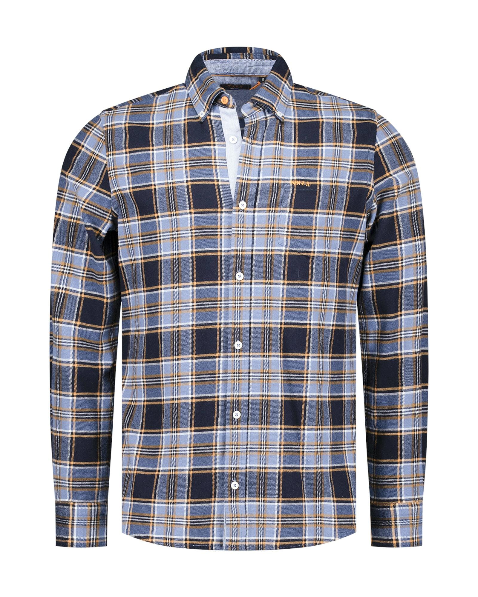 nza new zealand auckland - Blusen / Hemden Männlich blue multi colour - Gr. - L von nza new zealand auckland