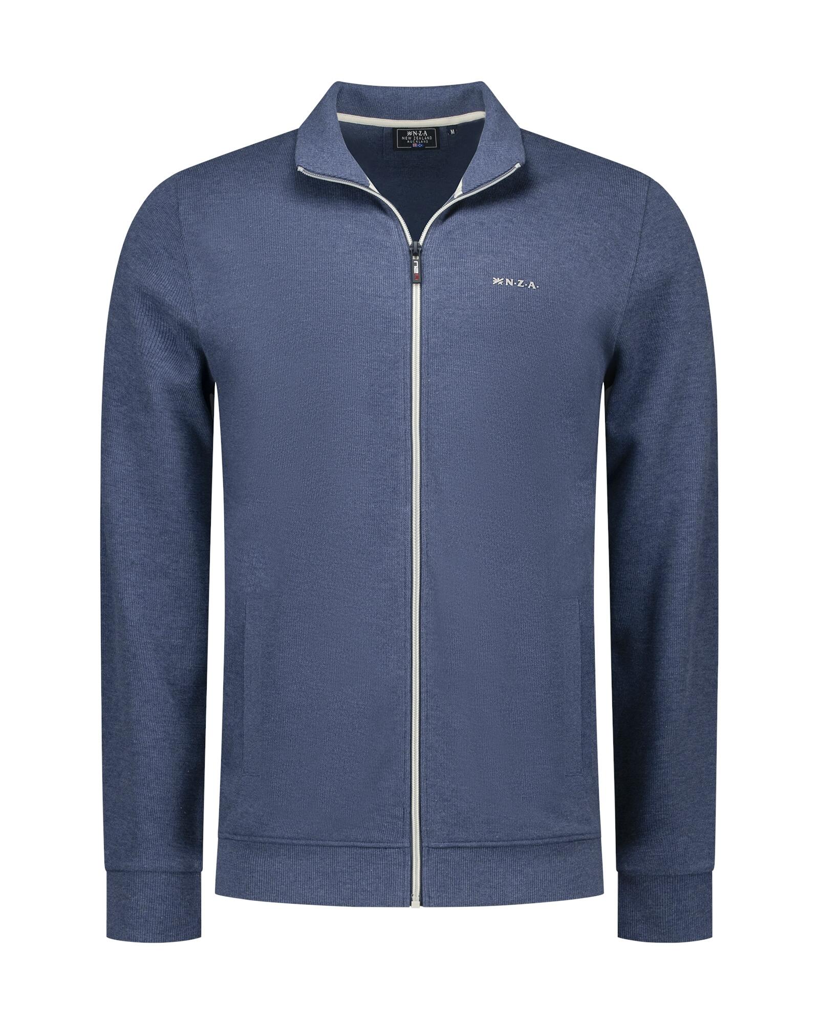 nza new zealand auckland - Pullover Männlich city navy melange - Gr. - 3XL von nza new zealand auckland