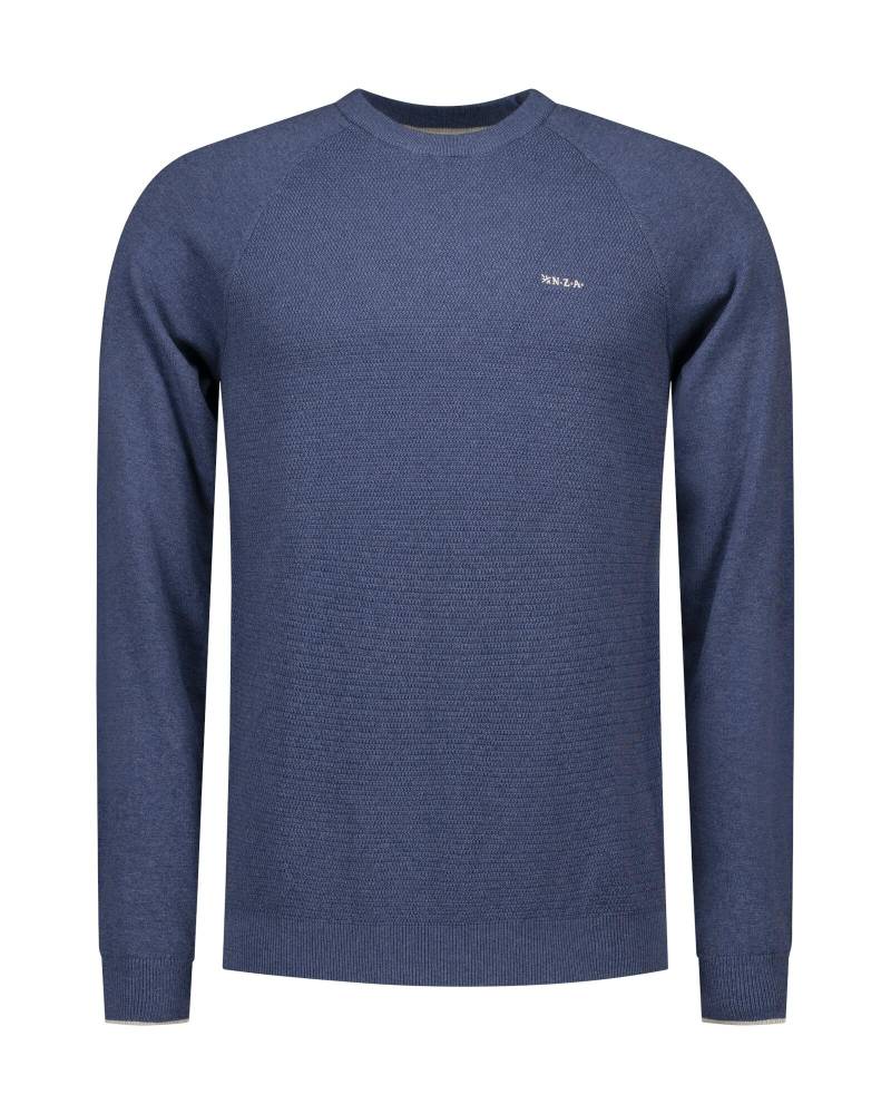 nza new zealand auckland - Pullover Männlich city navy melange - Gr. - S von nza new zealand auckland