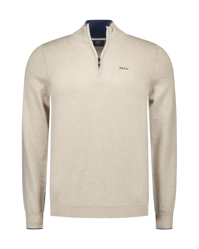 nza new zealand auckland - Pullover Männlich city sand melange - Gr. - 3XL von nza new zealand auckland