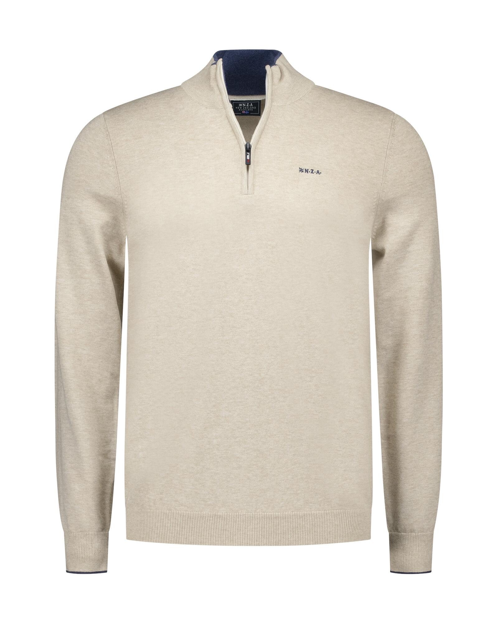 nza new zealand auckland - Pullover Männlich city sand melange - Gr. - S von nza new zealand auckland
