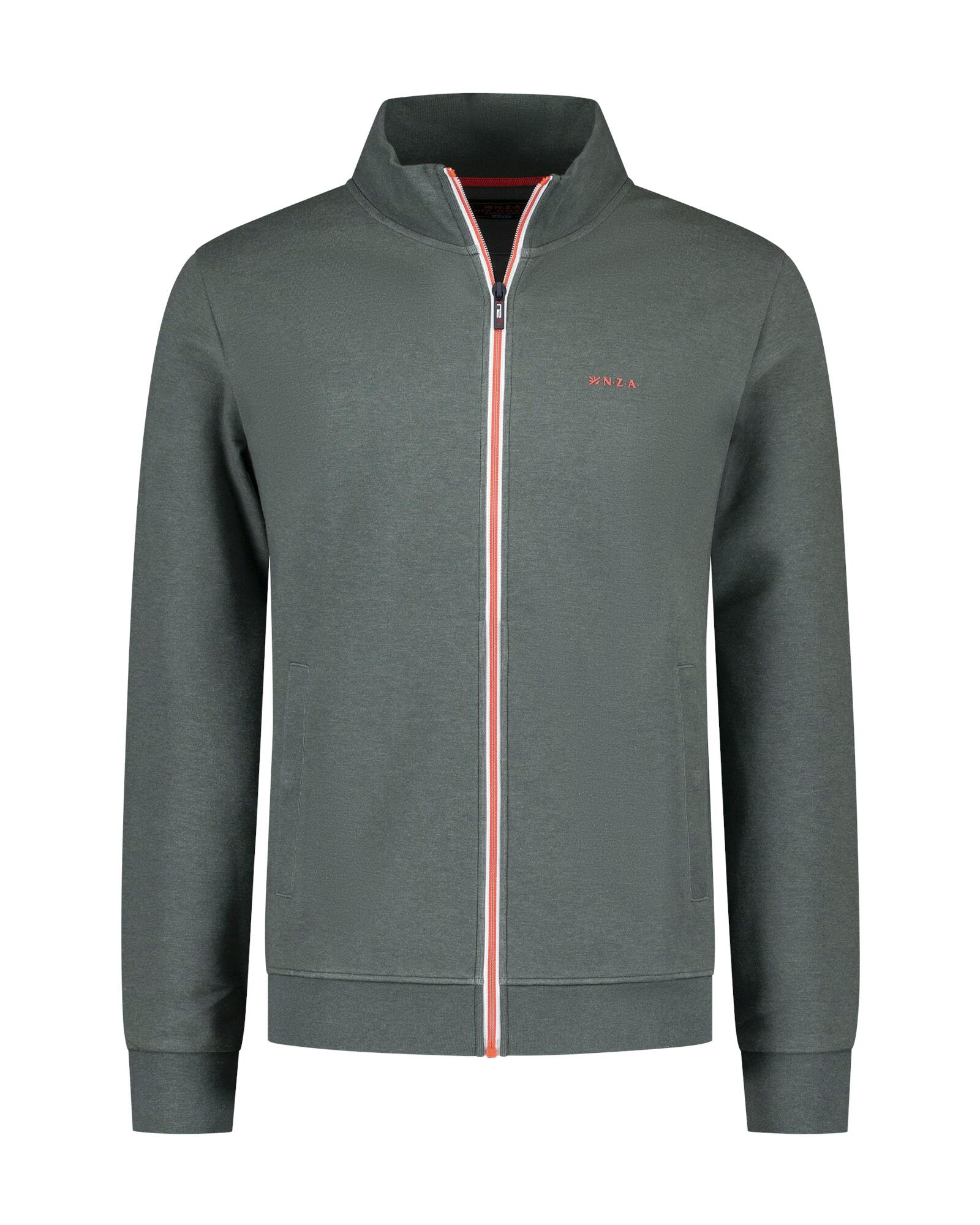 nza new zealand auckland - Pullover Männlich green moss melange - Gr. - XXL von nza new zealand auckland