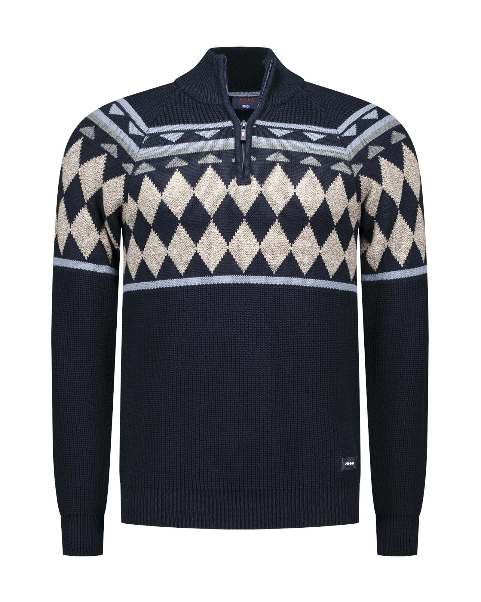 nza new zealand auckland - Pullover Männlich icon navy - Gr. - 3XL von nza new zealand auckland