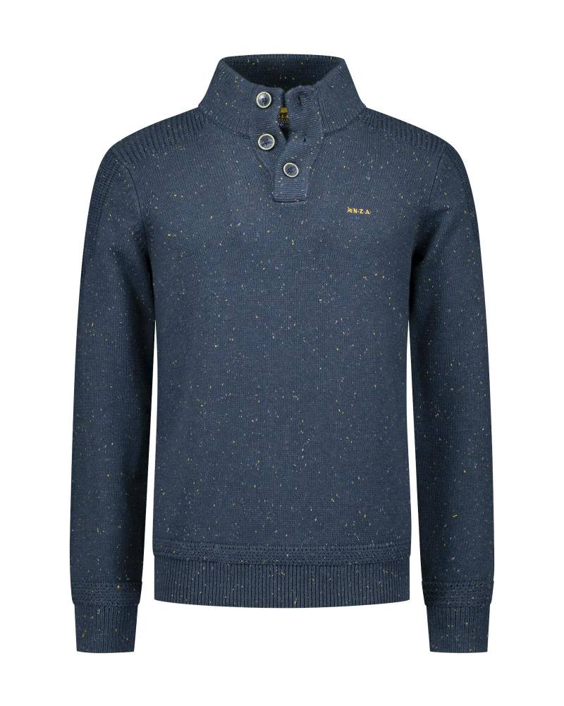 nza new zealand auckland - Pullover Männlich mazarine blue melange - Gr. - M von nza new zealand auckland