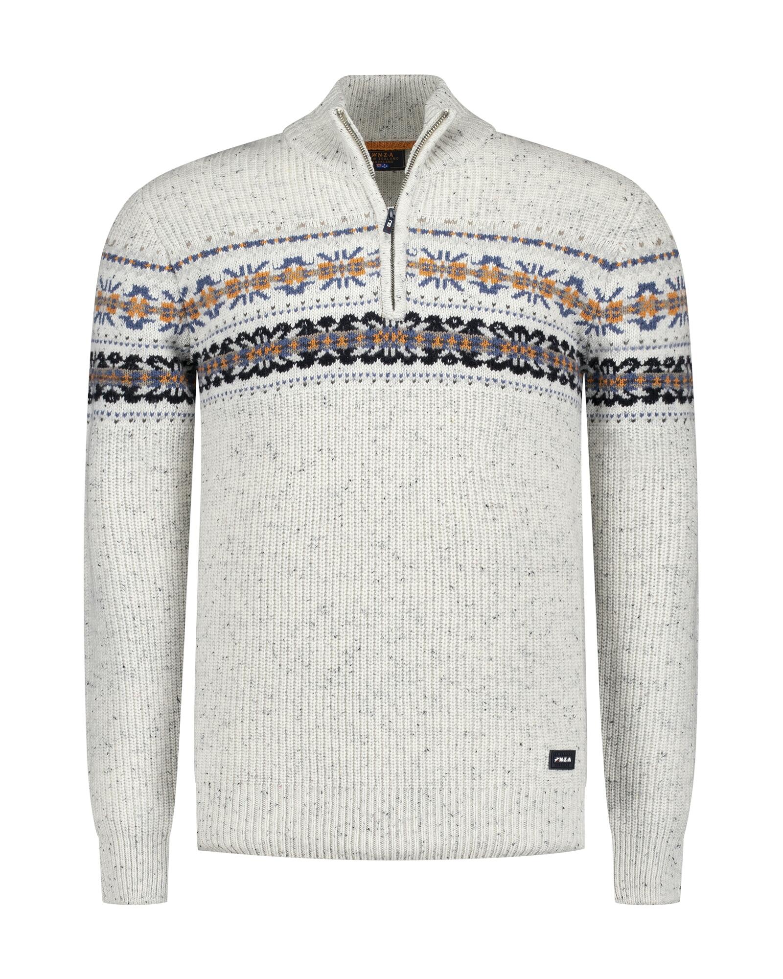 nza new zealand auckland - Pullover Männlich sea foam melange - Gr. - 3XL von nza new zealand auckland