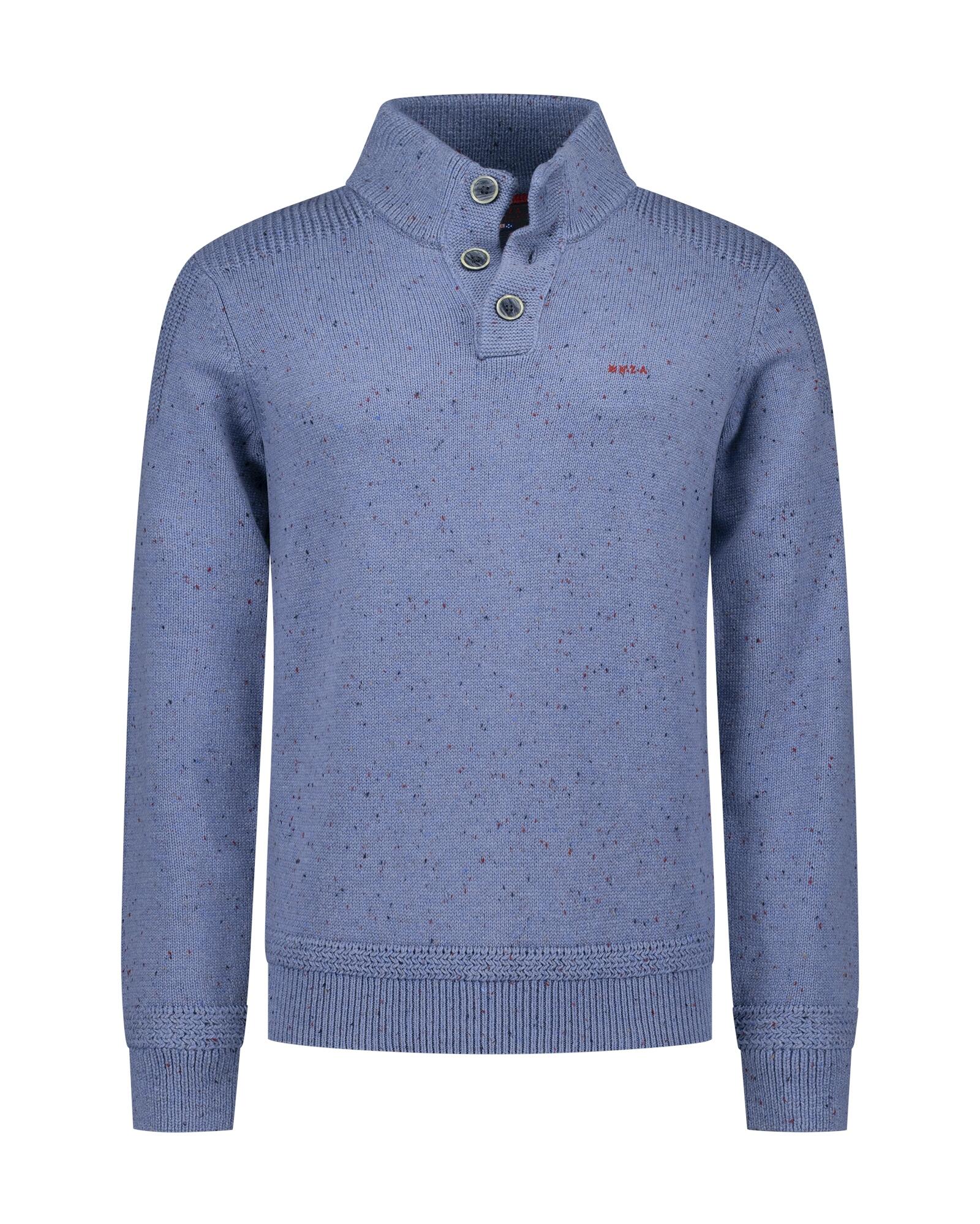 nza new zealand auckland - Pullover Männlich soft blue melange - Gr. - S von nza new zealand auckland