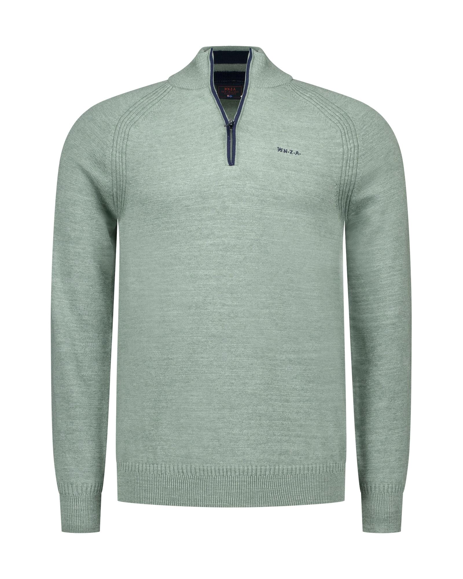 nza new zealand auckland - Pullover Männlich soft green melange - Gr. - L von nza new zealand auckland