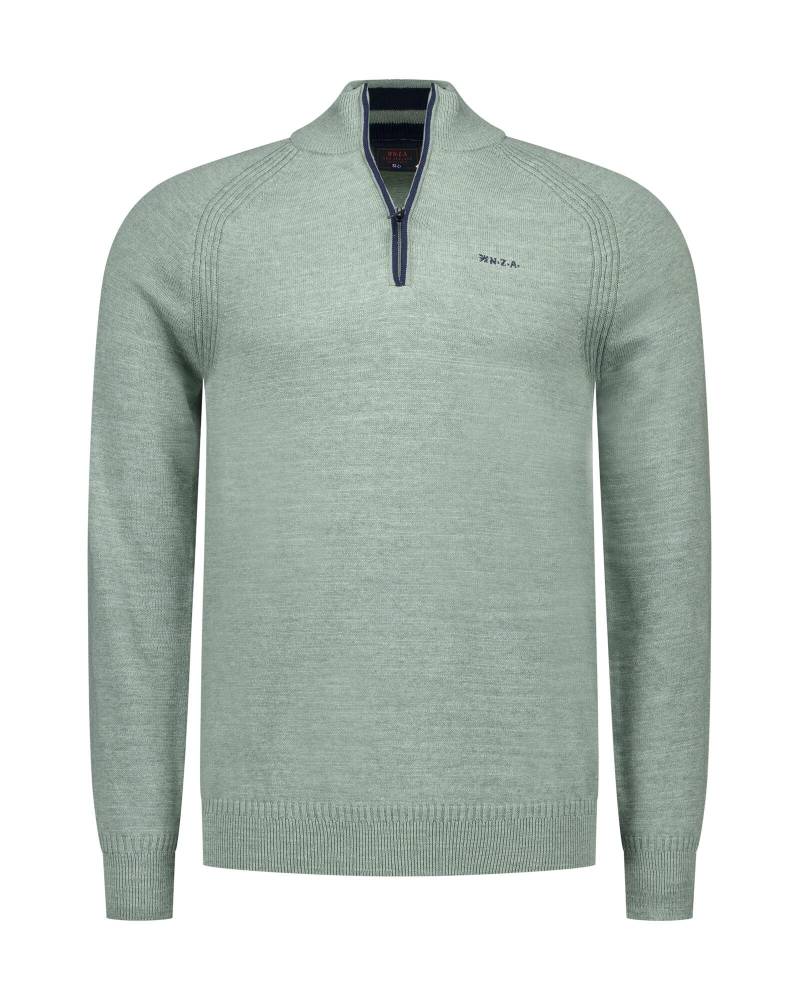 nza new zealand auckland - Pullover Männlich soft green melange - Gr. - L von nza new zealand auckland