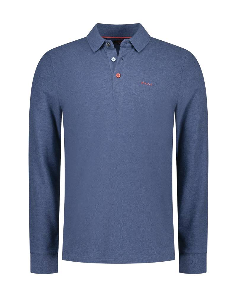 nza new zealand auckland - Shirts Männlich brilliant blue melange - Gr. - M von nza new zealand auckland