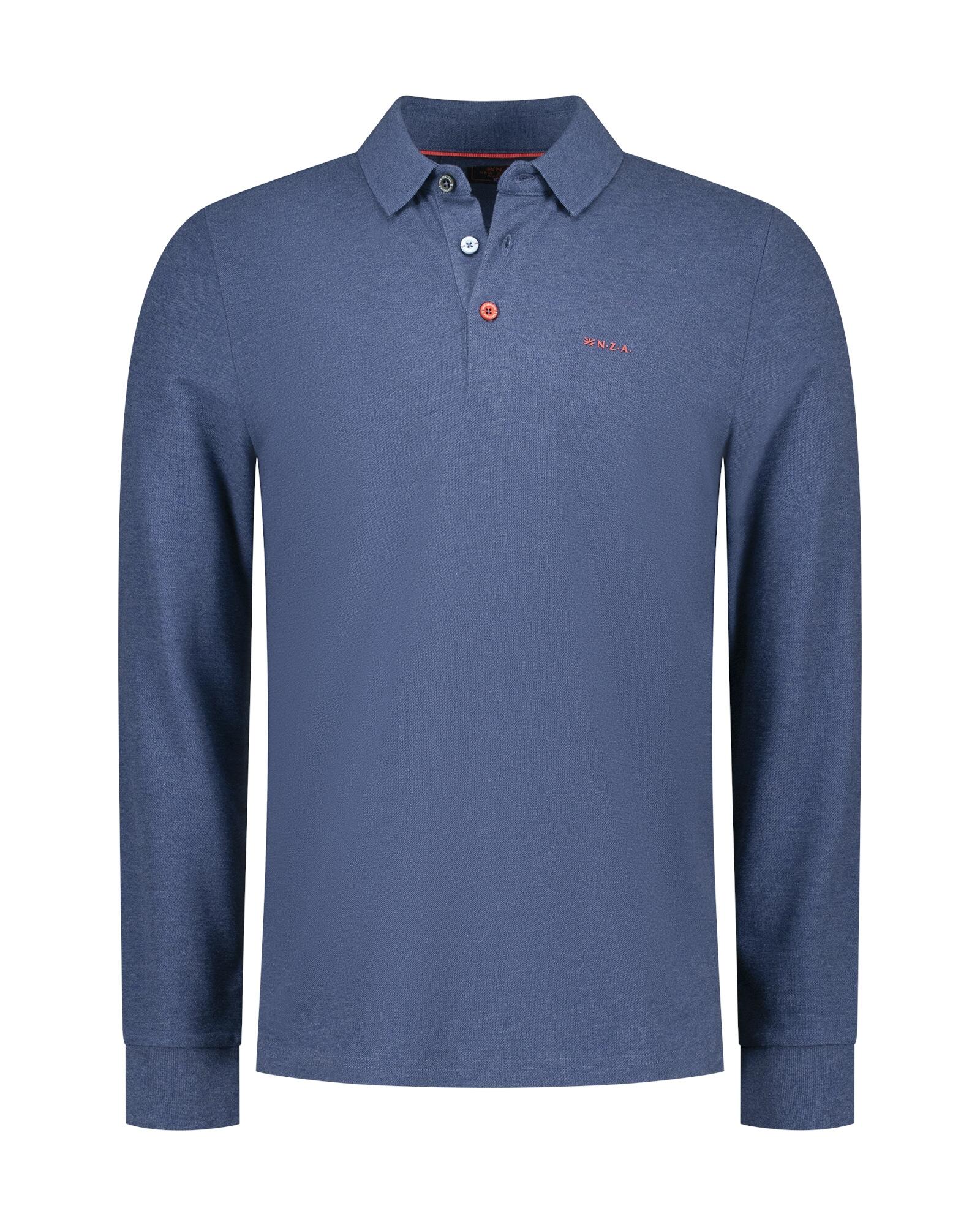 nza new zealand auckland - Shirts Männlich brilliant blue melange - Gr. - XL von nza new zealand auckland