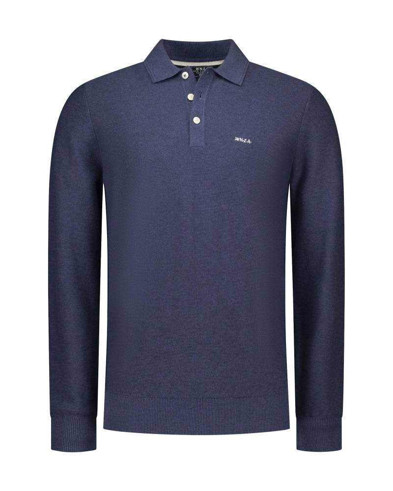 nza new zealand auckland - Shirts Männlich city navy melange - Gr. - 3XL von nza new zealand auckland