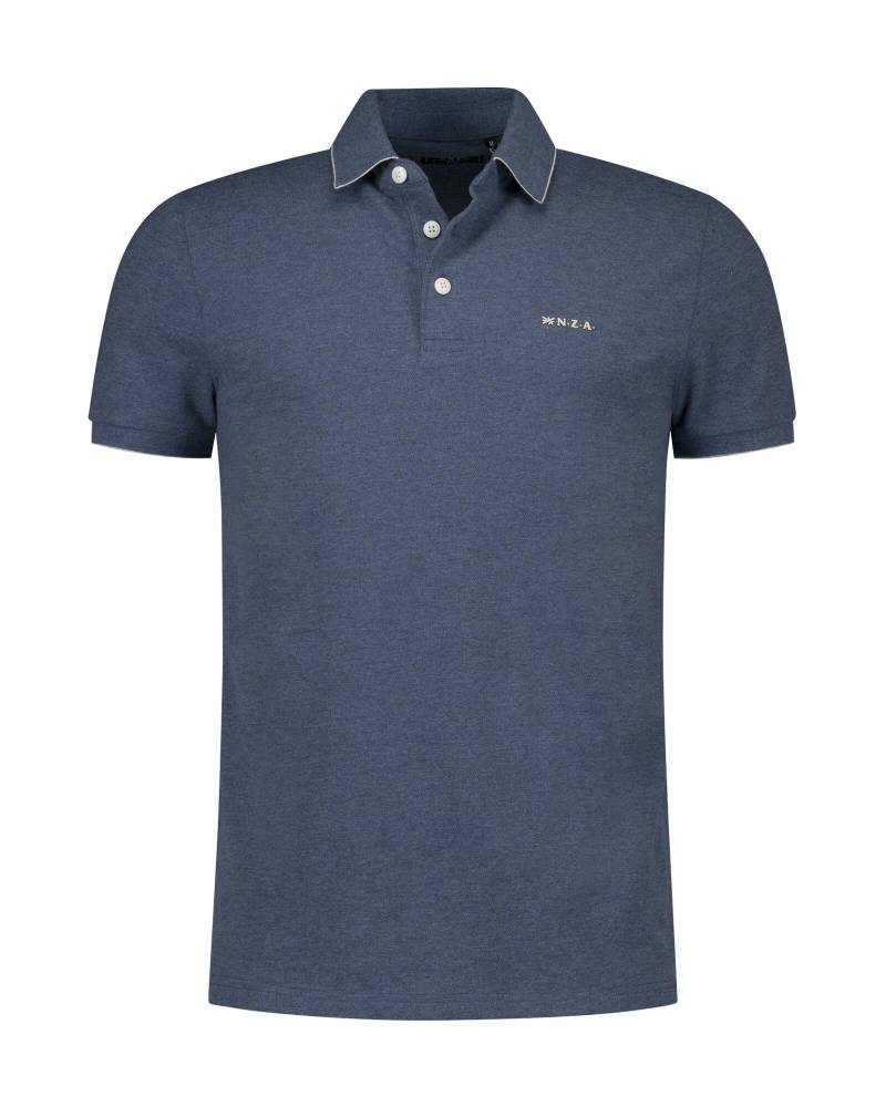 nza new zealand auckland - Shirts Männlich city navy melange - Gr. - XXL von nza new zealand auckland