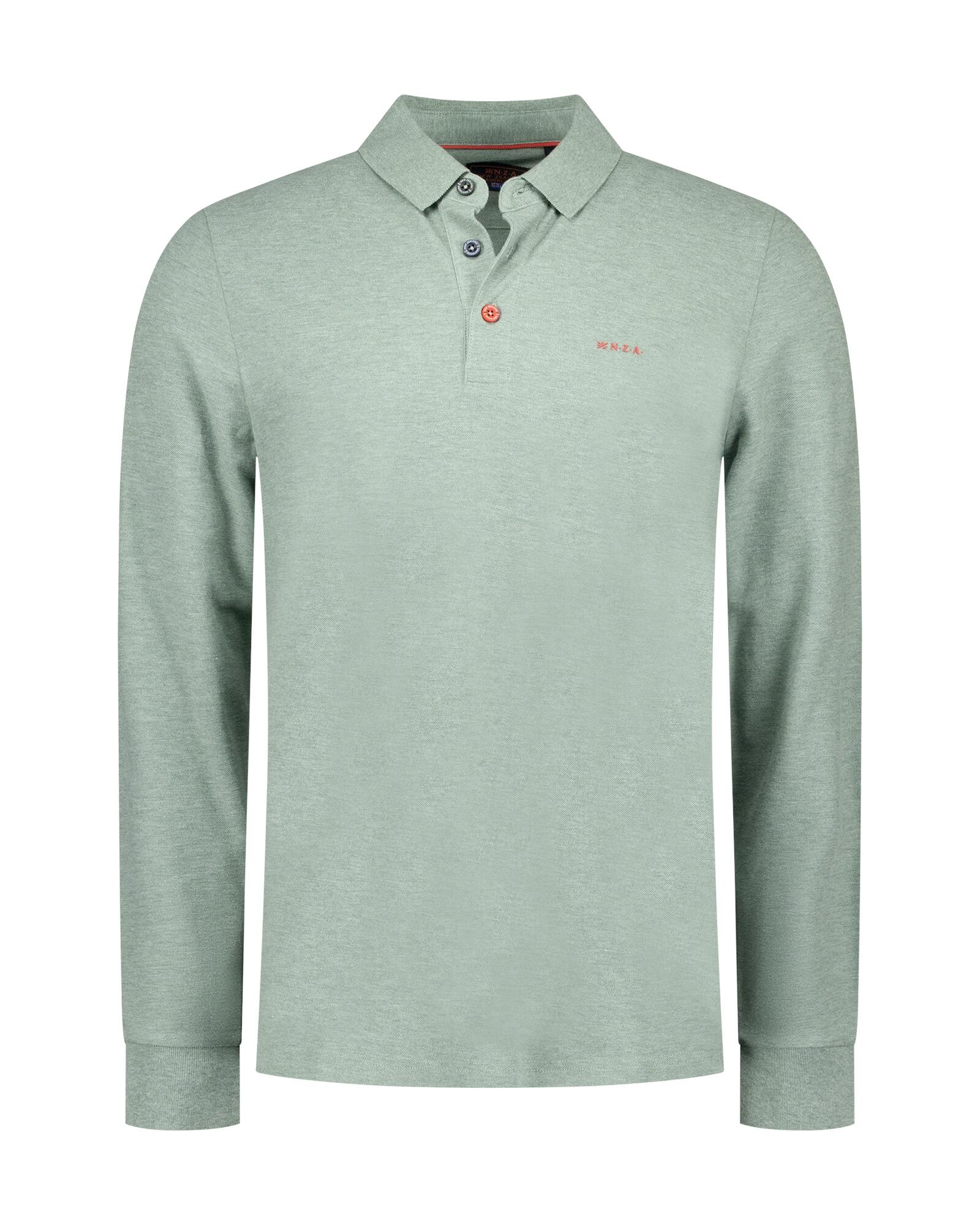 nza new zealand auckland - Shirts Männlich soft green melange - Gr. - L von nza new zealand auckland