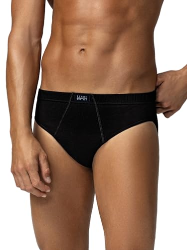 Liabel 6 Herren-Slips aus 100 % mercerisierter Baumwolle für Herren, glänzende weiche Unterhose für Herren, weiße oder sortierte, Sortiert - 3 Schwarz 2 Blau 1 Grau, M von o-day