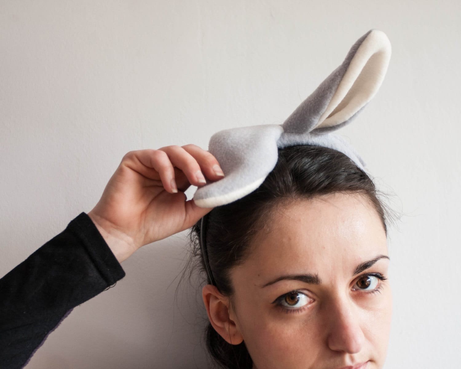 Hasenohren Stirnband, Kaninchen Fotorequisite Für Kinder Oder Erwachsene, Hase Cosplay, Pretend Play, Waldtiere, Grau Neutral Hasenohren Stirnband, Kaninchen Fotorequisite Für Kinder Oder Erwachsene, Hase Cosplay, Pretend Play, Waldtiere, Grau Neutral von oKidz