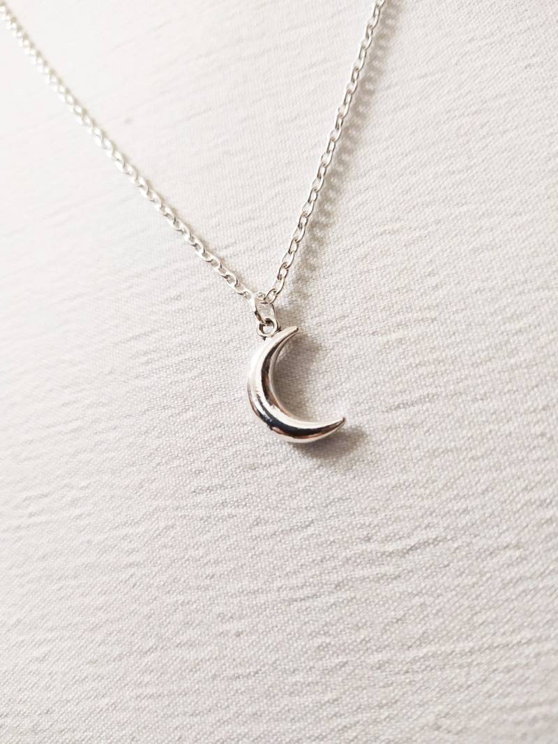 Anhänger Mit Kleinem Mond Silber Anhänger Mit Kleinem Mond Silber von oOMySweetNightmareOo