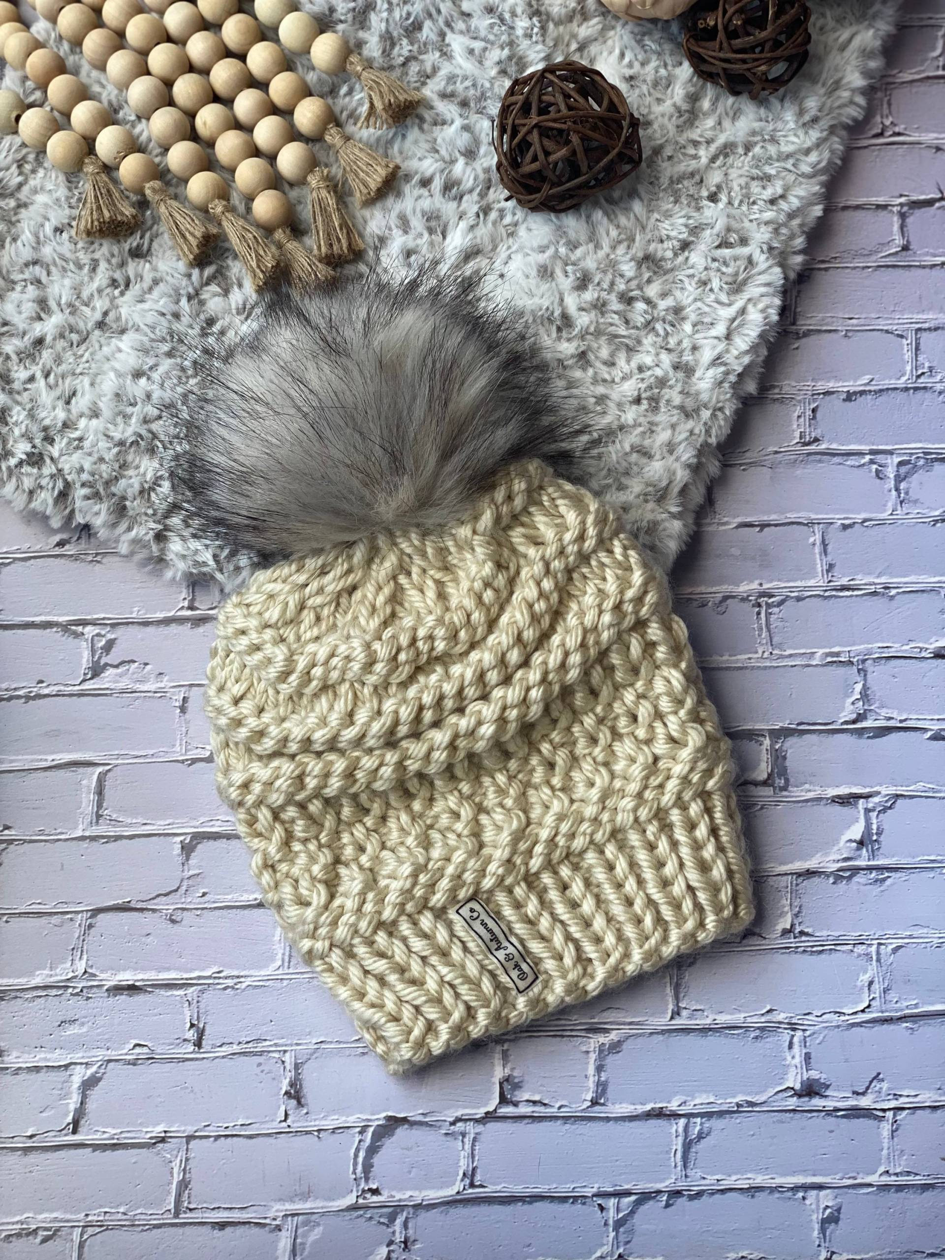 Damen Strickmücken, Strickmücken, Gestrickte Beanie, Winterliche Beanie von oakandautumnco