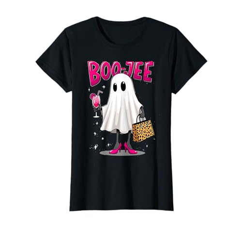Funny Halloween Boo Ice Coffee Spooky ghost Mom Women Girls T-Shirt von obeezon