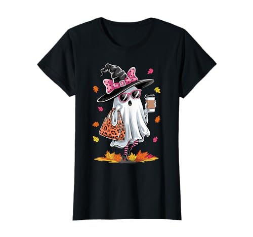 Funny Halloween Boo Ice Coffee Spooky ghost Mom Women Girls T-Shirt Funny Halloween Boo Ice Coffee Spooky ghost Mom Women Girls T-Shirt von obeezon