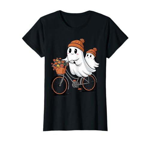 Funny Halloween Boo Ice Coffee Spooky ghost Mom Women Girls T-Shirt von obeezon
