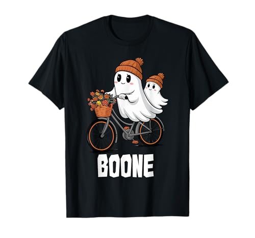 Retro Boo Boone Girls First Name Funny Halloween Ghost 2025 T-Shirt von obeezon