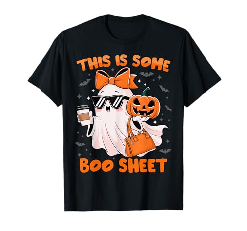 This is Some Boo Sheet Ghost Ice Coffee Halloween Men Women T-Shirt von obeezon