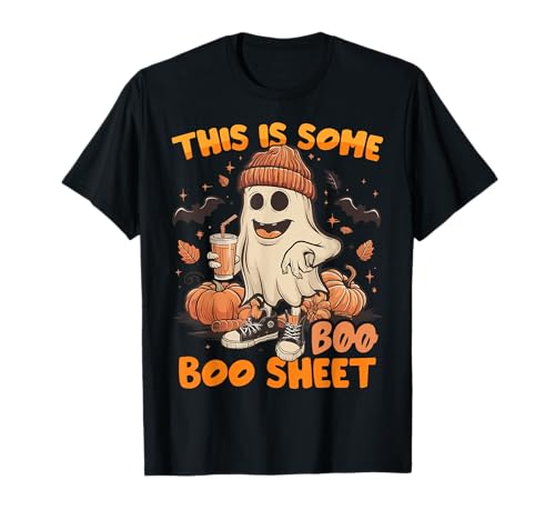 This is Some Boo Sheet Ghost Ice Coffee Halloween Men Women T-Shirt von obeezon
