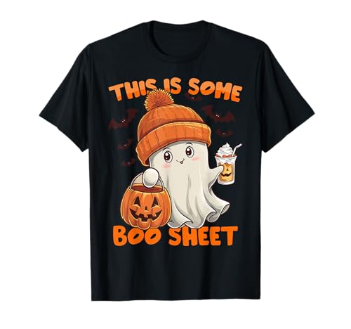 This is Some Boo Sheet Ghost Ice Coffee Halloween Men Women T-Shirt von obeezon