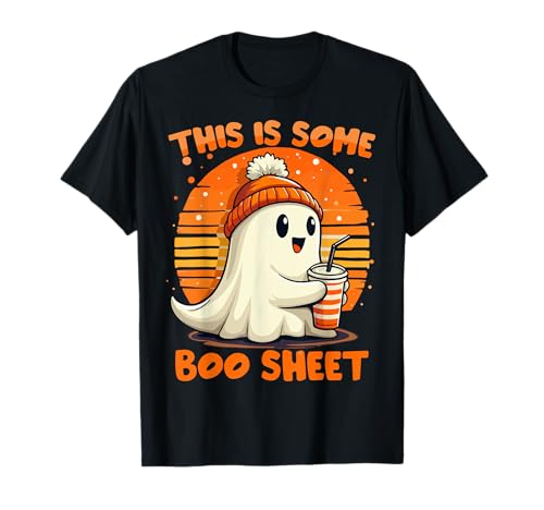 This is Some Boo Sheet Ghost Ice Coffee Halloween Men Women T-Shirt von obeezon