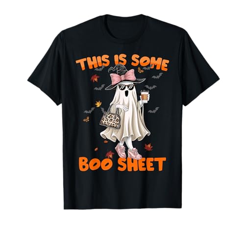 This is Some Boo Sheet Ghost Ice Coffee Halloween Men Women T-Shirt von obeezon