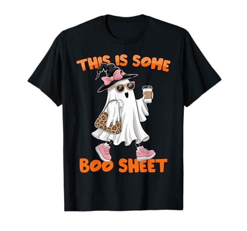 This is Some Boo Sheet Ghost Ice Coffee Halloween Men Women T-Shirt von obeezon
