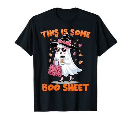 This is Some Boo Sheet Ghost Ice Coffee Halloween Men Women T-Shirt von obeezon