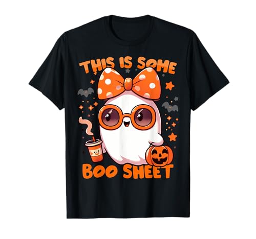 This is Some Boo Sheet Ghost Ice Coffee Halloween Men Women T-Shirt von obeezon