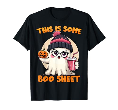 This is Some Boo Sheet Ghost Ice Coffee Halloween Men Women T-Shirt von obeezon