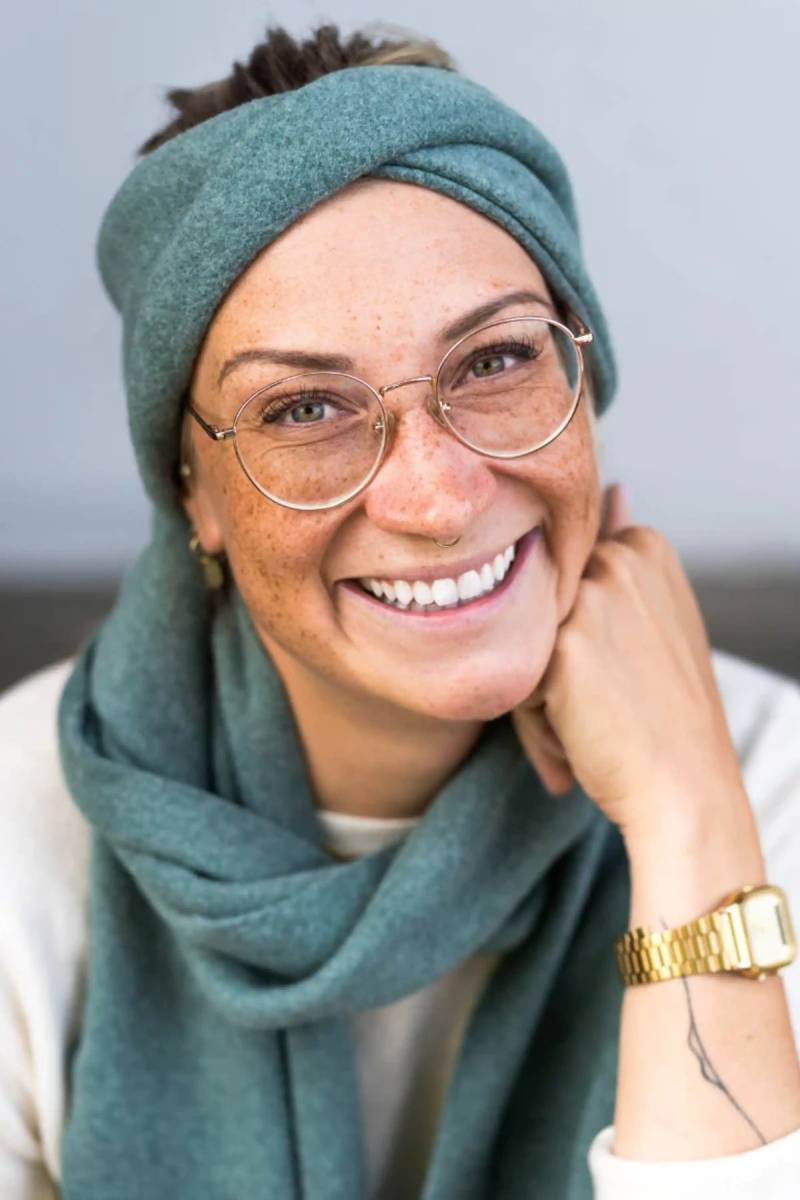 Stirnband Twist Fleece von obumi