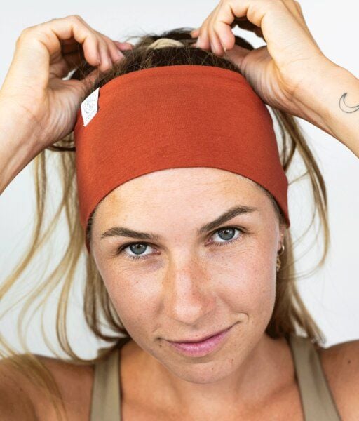 obumi STIRNBAND BREIT AUS BIO JERSEY IN VIELEN FARBEN von obumi