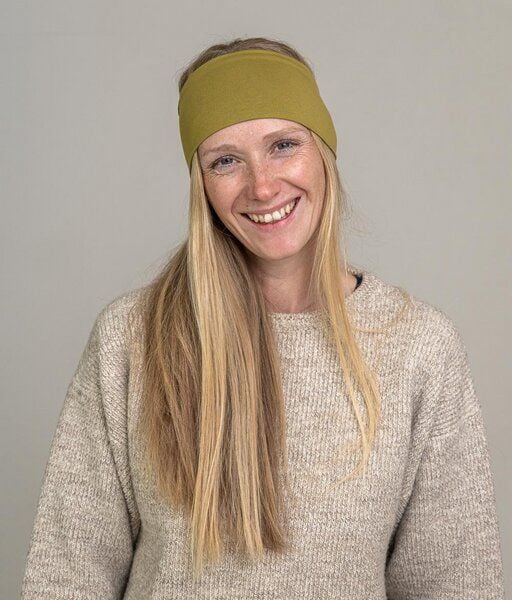 obumi STIRNBAND BREIT AUS BIO JERSEY IN VIELEN FARBEN von obumi