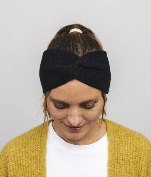 obumi STIRNBAND KNOT AUS KASCHMIR (100% RECYCLED) von obumi