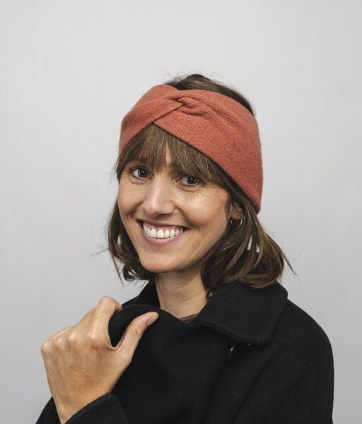 obumi STIRNBAND KNOT AUS KASCHMIR (100% RECYCLED) von obumi